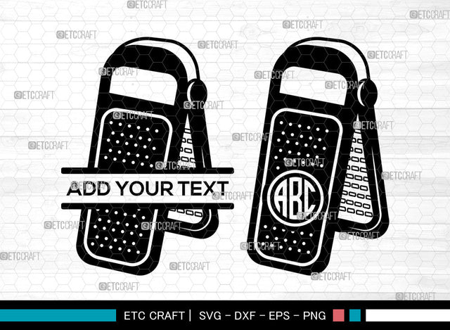 Grater Monogram SVG, Kitchen Utensils Svg, Cooking Svg, Cheese Grater Svg, Split Monogram Svg SVG ETC Craft 