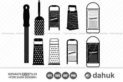 Grater svg, Grater dxf, Grater eps, Grater, SVG cut file for silhouette SVG dahukdesign 