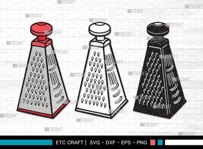 Grater SVG | Kitchen Svg | Cooking Svg | Cheese Grater Svg | Grater Clipart SVG ETC Craft 