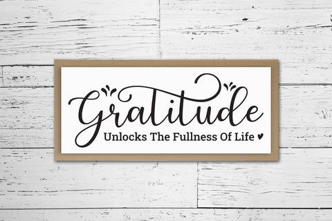 Gratitude Unlocks the Fullness of Life, Thanksgiving SVG SVG CraftLabSVG 