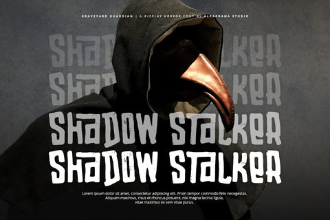 Graveyard Guardian - Display Font Font Alpaprana Studio 