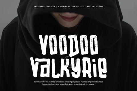 Graveyard Guardian - Display Font Font Alpaprana Studio 