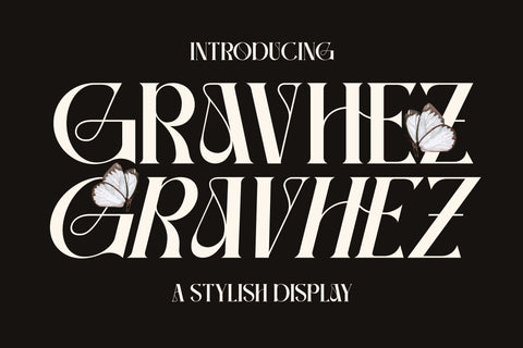GRAVHEZ Typeface Font Storytype Studio 
