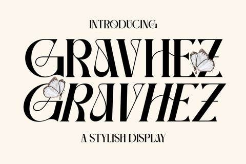 GRAVHEZ Typeface Font Storytype Studio 