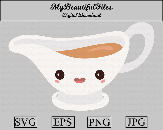 Gravy boat - Thanksgiving SVG MyBeautifulFiles 