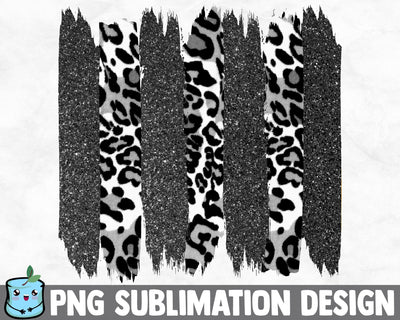 Gray Glitter Leopard Brush Strokes SVG MintyMarshmallows 