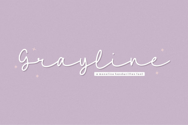 Grayline Monoline Handwritten Font Font Balpirick 