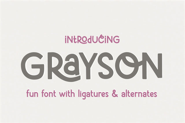Grayson Font Sunday Nomad 