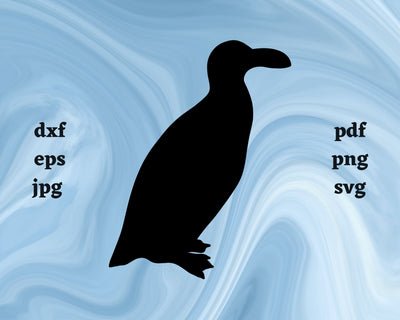 Great Auk SVG Cut File SVG Northern Light SVG 