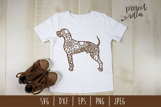 Great Dane Mandala Zentangle SVG SavoringSurprises 