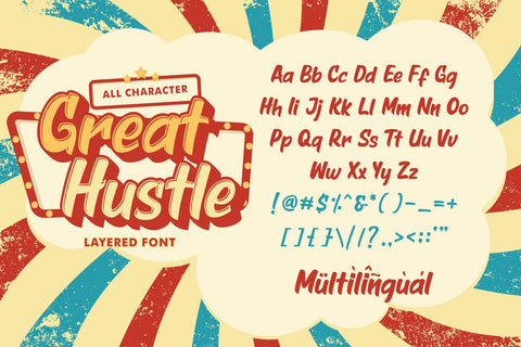 Great Hustle Font Fachranheit Studio