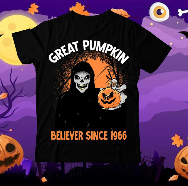 Great Pumpkin Believe Since 1966 SVG Cut File, Great Pumpkin Believe Since 1966 SVG Design, Great Pumpkin Believe Since 1966 Sublimation PNG, Great Pumpkin Believe Since 1966 SVG Quotes SVG BlackCatsMedia 