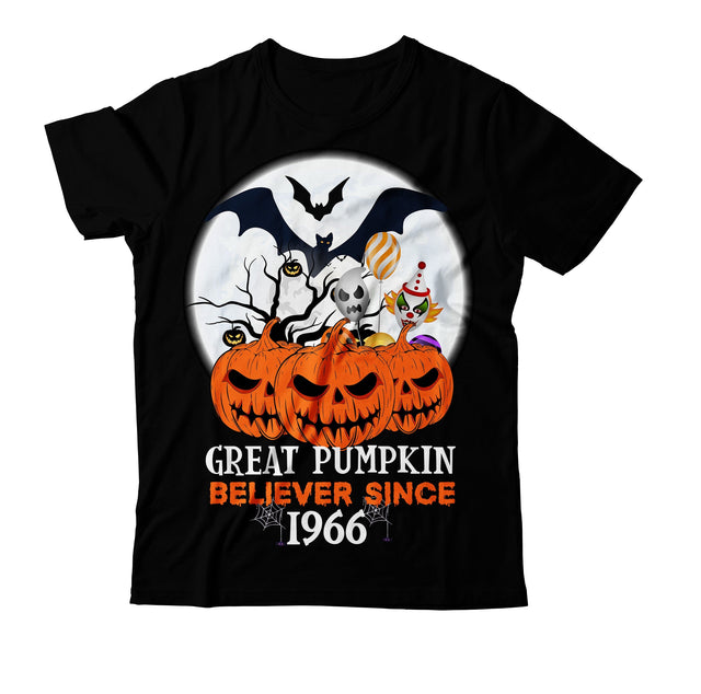 Great Pumpkin Believer Since 1966 SVG Cut File, Great Pumpkin Believer Since 1966 Sublimation PNG, Great Pumpkin Believer Since 1966 SVG Quotes SVG BlackCatsMedia 