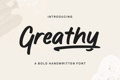 Greathy Font Allouse.Studio 