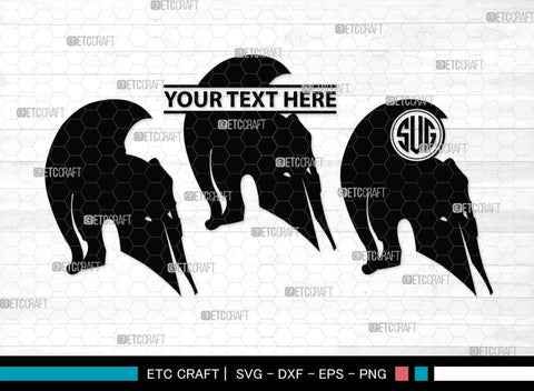 Greek Helmet Monogram, Greek Helmet Silhouette, Greek Helmet SVG, Spartan Helmet Svg, Trojan Svg, Warrior Helmet Svg, Spartan Svg, SB00442 SVG ETC Craft 