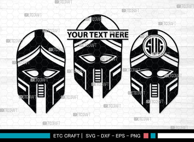 Greek Helmet Monogram, Greek Helmet Silhouette, Greek Helmet SVG, Spartan Helmet Svg, Trojan Svg, Warrior Helmet Svg, Spartan Svg, SB00442 SVG ETC Craft 
