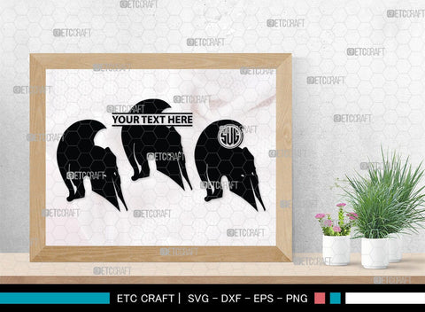 Greek Helmet Monogram, Greek Helmet Silhouette, Greek Helmet SVG, Spartan Helmet Svg, Trojan Svg, Warrior Helmet Svg, Spartan Svg, SB00442 SVG ETC Craft 