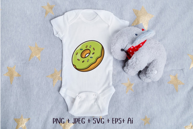 Green Donut SVG Aisyah 