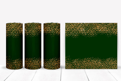Green Glitter Tumbler Sublimation I 20 Oz Tumbler Wrap PNG Sublimation Happy Printables Club 