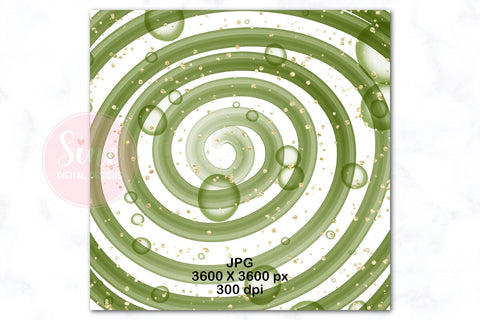 Green Ink Glitter Digital Papers Backgrounds Set Digital Pattern SineDigitalDesign 