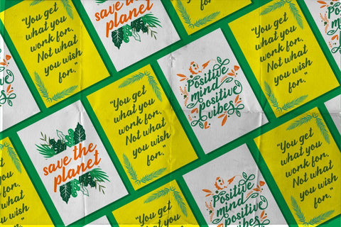 Green Leaf - Display Script Font PutraCetol Studio 