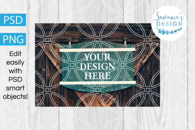 Green Metal Sign Mockup Mock Up Photo SavanasDesign 