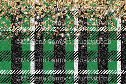 Green Plaid Fabric Sublimation for Mug / Buffalo Plaid Design /Christmas Buffalo Plaid SVG Marlene Campos 