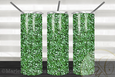 Green Sequins Skinny Tumbler Sublimation Sublimation Marlene Campos 