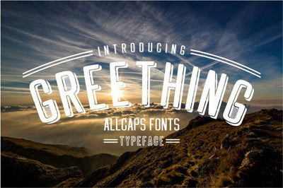 GREETHING SANS Font Jamaluddin 