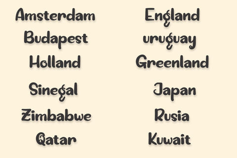 Grefy Font twinletter 