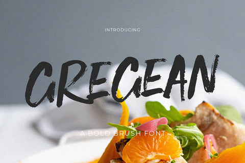 Gregean Brush Font gatype 