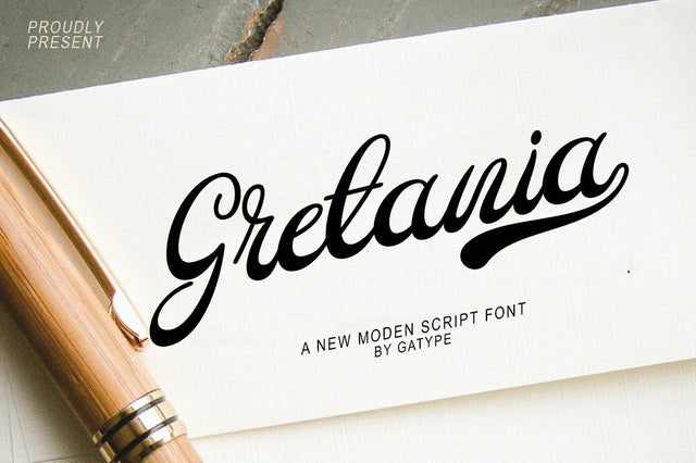 Gretania Font gatype 