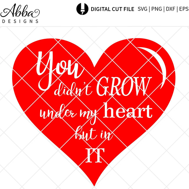 Grew In My Heart SVG Abba Designs 