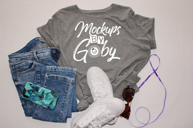 Grey T-shirt, Alzheimer's, Purple Ribbon PNG, Alzheimer Awareness Mockup, Instant Mockups Cancer WhiteT-shirt, Bella Canvas White, Mock Up, Mock Up Photo ArtStudio 
