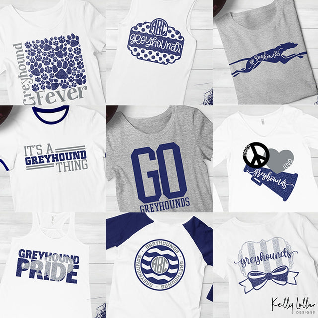 Greyhounds Spirit Bundle SVG Kelly Lollar Designs