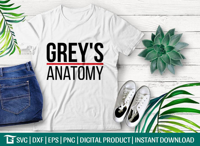 Grey's Anatomy Svg Cut File, Memorial Svg, Grey Sloan Svg, Tshirt Design, SVG ETC Craft 