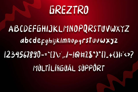 Greztro Font Prasetya Letter 