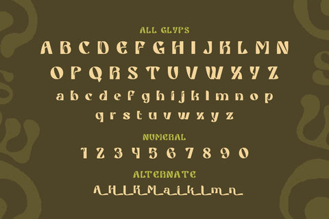Griaste | Groovy Retro Font Font twinletter 