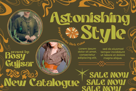 Griaste | Groovy Retro Font Font twinletter 