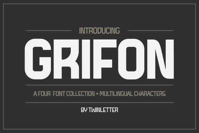 Grifon Font twinletter 