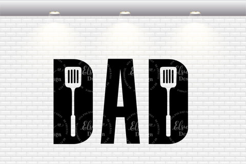 Grill Dad / Cook Dad - SVG, PNG, DXF, EPS SVG Elsie Loves Design 