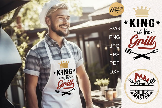 Grill master | King of the grill Svg SVG Klava P 