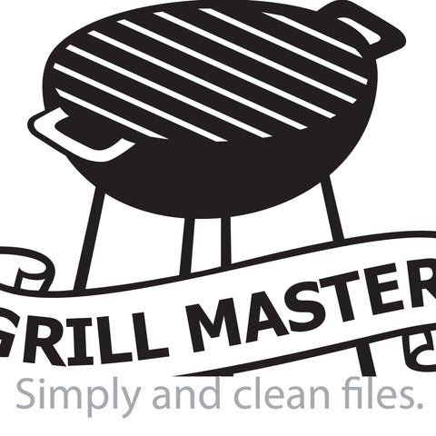 Grill master label SVG TribaliumArtSF 