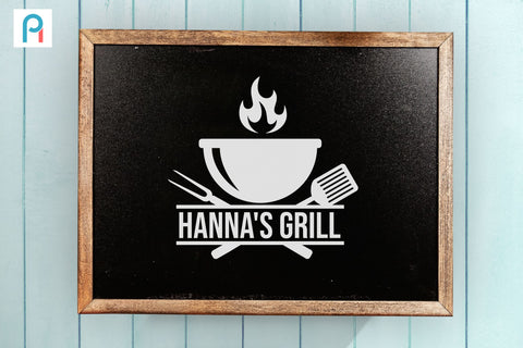 Grill Monogram Svg, Grill Svg, Barbeque Grill Svg, Grill Dxf SVG Pinoyart Kreatib 