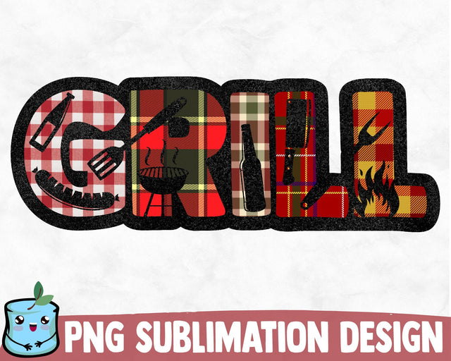 Grill Sublimation Design Sublimation MintyMarshmallows 