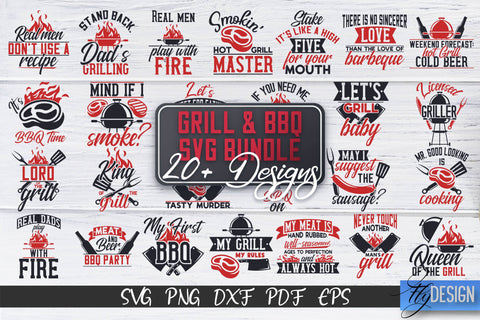 Grill SVG Bundle | BBQ SVG bundle | Funny Father’s Day Svg v.2 SVG Fly Design 