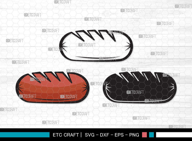 Grilled Sausage SVG | Sausage Svg | Bbq Svg | Barbecue Svg | Bratwurst Svg | Grilled Sausage Clipart SVG ETC Craft 