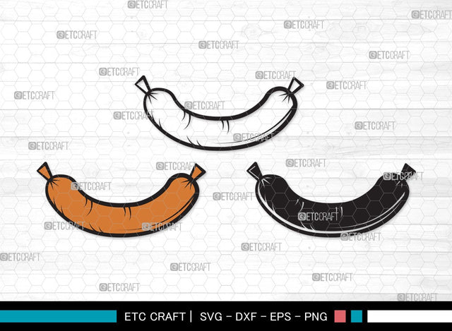 Grilled Sausage SVG | Sausage Svg | Bbq Svg | Barbecue Svg | Bratwurst Svg | Grilled Sausage Clipart SVG ETC Craft 