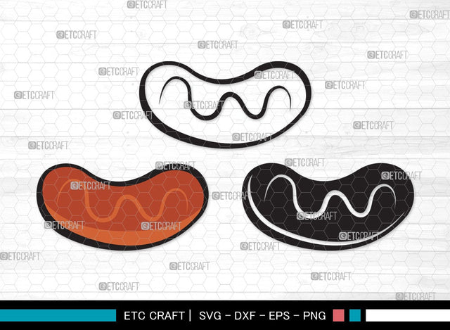 Grilled Sausage SVG | Sausage Svg | Bbq Svg | Barbecue Svg | Bratwurst Svg | Grilled Sausage Clipart SVG ETC Craft 