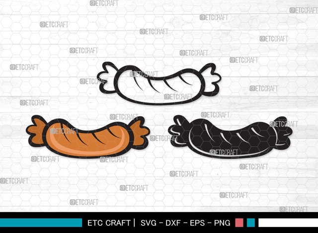 Grilled Sausage SVG | Sausage Svg | Bbq Svg | Barbecue Svg | Bratwurst Svg | Grilled Sausage Clipart SVG ETC Craft 